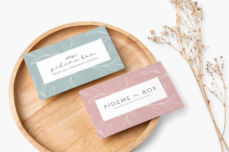 tarjetas de visita pídeme box