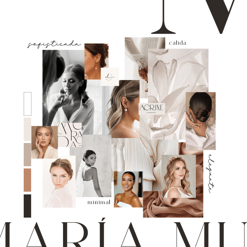 moodboard maria muñoz maquilladora profesional