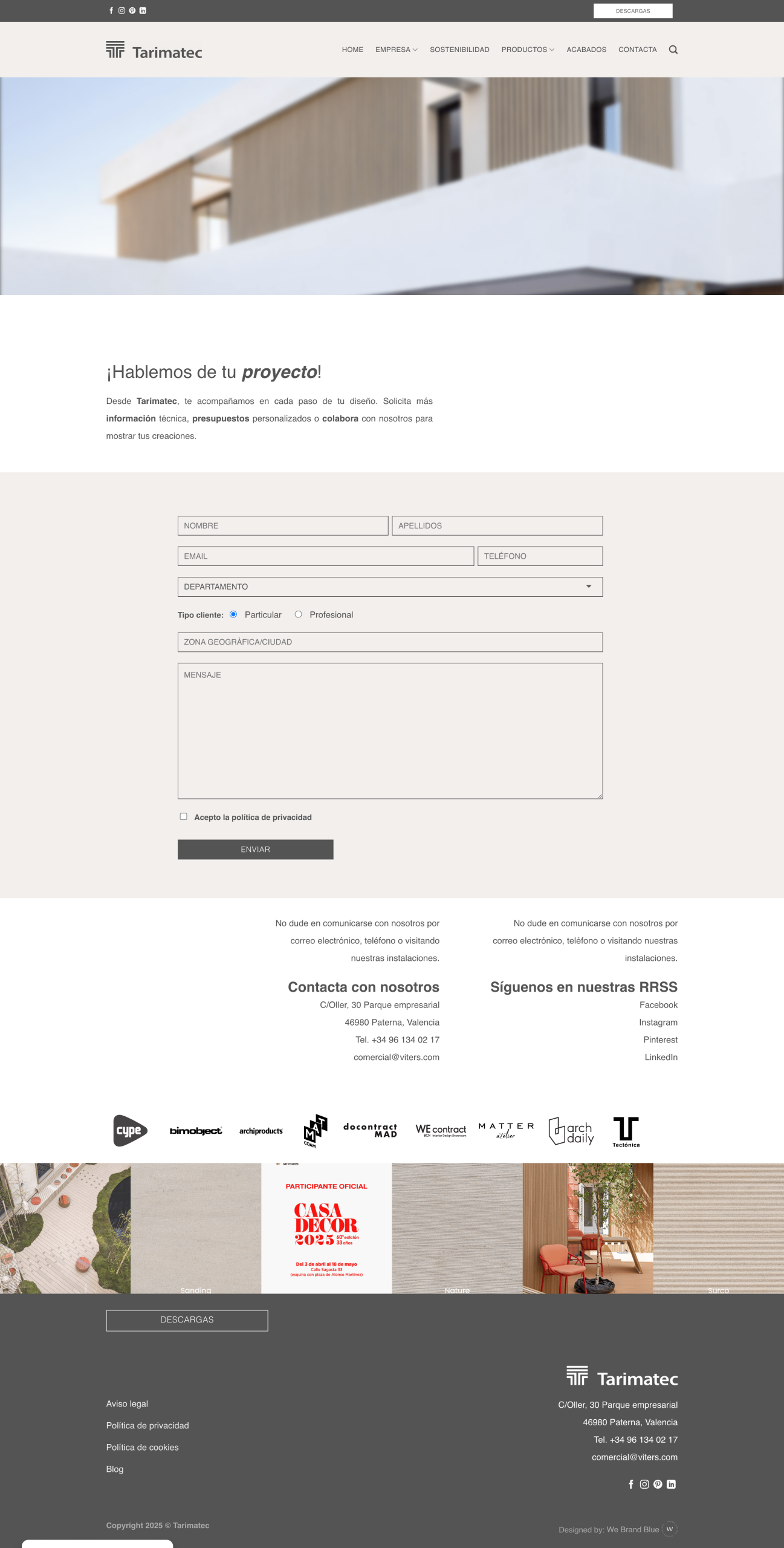 contacto-web-tarimatec